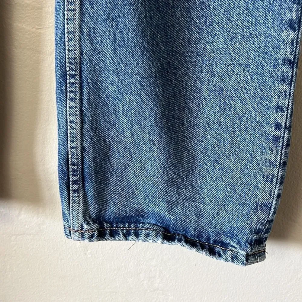 Topshop dad jeans in mid blue - Picture 4 of 7